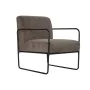 Fauteuil DKD Home Decor Noir Marron Polyester Fer (64 x 74 x 79 cm) de DKD Home Decor, Chaises - Réf : S3032786, Prix : 264,3...