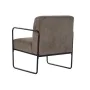 Fauteuil DKD Home Decor Noir Marron Polyester Fer (64 x 74 x 79 cm) de DKD Home Decor, Chaises - Réf : S3032786, Prix : 264,3...