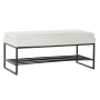 Banco de Pé-de-cama DKD Home Decor Preto Bege Ferro 80,5 x 36 x 35,5 cm de DKD Home Decor, Bancos de toucador - Ref: S3032792...