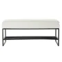 Banco de Pé-de-cama DKD Home Decor Preto Bege Ferro 80,5 x 36 x 35,5 cm de DKD Home Decor, Bancos de toucador - Ref: S3032792...