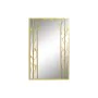 Espejo de pared DKD Home Decor Espejo Dorado Metal Hoja de planta (60 x 2 x 90 cm) de DKD Home Decor, Espejos de pared - Ref:...