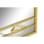 Espejo de pared DKD Home Decor Espejo Dorado Metal Hoja de planta (60 x 2 x 90 cm) de DKD Home Decor, Espejos de pared - Ref:...