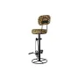 Banqueta DKD Home Decor Preto Metal Castanho Pele (42 x 48 x 116 cm) de DKD Home Decor, Banquetas - Ref: S3032844, Preço: 155...