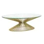 Table d'appoint DKD Home Decor Doré Verre Acier 138 x 66 x 46 cm de DKD Home Decor, Tables basses - Réf : S3032894, Prix : 52...