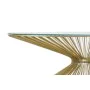 Mesa de apoio DKD Home Decor Dourado Cristal Aço 138 x 66 x 46 cm de DKD Home Decor, Mesas de café - Ref: S3032894, Preço: 47...