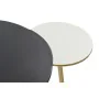 Mesa de apoio DKD Home Decor Preto Dourado Alumínio Branco (67 x 50 x 37 cm) de DKD Home Decor, Jogos de móveis - Ref: S30328...