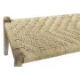 Banqueta DKD Home Decor 145 x 55 x 49 cm Natural Castanho Corda Madeira de mangueira de DKD Home Decor, Cadeiras - Ref: S3032...