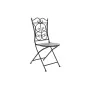 Garden chair DKD Home Decor Black Ceramic Multicolour Ironwork (39 x 50 x 93 cm) by DKD Home Decor, Garden Dining Chairs - Re...