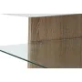 Mesa auxiliar DKD Home Decor Blanco Marrón Cristal Madera MDF 110 x 60 x 45 cm de DKD Home Decor, Mesas de café - Ref: S30329...