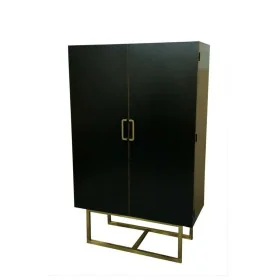 Armoire DKD Home Decor 110 x 50 x 180 cm Noir Métal Peuplier de DKD Home Decor, Buffets, crédences et vaisseliers - Réf : S30...