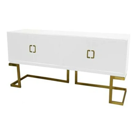 Buffet DKD Home Decor Blanc Métal Peuplier (178 x 50 x 90 cm) de DKD Home Decor, Buffets, crédences et vaisseliers - Réf : S3...