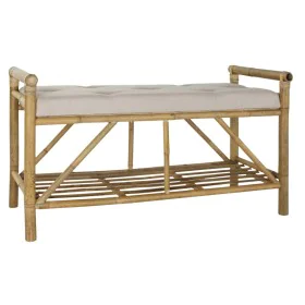 Barhocker DKD Home Decor natürlich Beige Braun Baumwolle Bambus (100 x 44 x 55 cm) von DKD Home Decor, Stühle - Ref: S3033021...