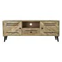 Meubles de télévision DKD Home Decor Marron Métal Bois de manguier (150 x 59 x 40 cm) de DKD Home Decor, Tables et supports d...