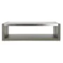 Table Basse DKD Home Decor Verre Aluminium Chêne Verre trempé (120 x 60 x 37,5 cm) de DKD Home Decor, Tables - Réf : S3033040...