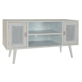 Meubles de télévision DKD Home Decor Blanc Bois MDF (110 x 61 x 41 cm) de DKD Home Decor, Tables et supports de télévision - ...