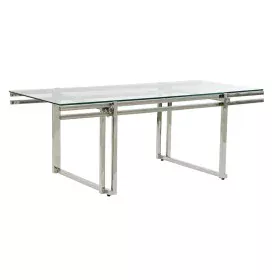 Centre Table DKD Home Decor Crystal Stainless steel (120 x 60 x 45 cm) by DKD Home Decor, Tables - Ref: S3033091, Price: 171,...