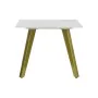 Mesa de apoio DKD Home Decor Cerâmica Dourado Metal Branco Moderno (60 x 60 x 48 cm) de DKD Home Decor, Jogos de móveis - Ref...