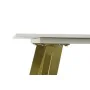 Mesa de apoio DKD Home Decor Cerâmica Dourado Metal Branco Moderno (60 x 60 x 48 cm) de DKD Home Decor, Jogos de móveis - Ref...