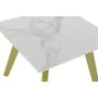 Mesa de apoio DKD Home Decor Cerâmica Dourado Metal Branco Moderno (60 x 60 x 48 cm) de DKD Home Decor, Jogos de móveis - Ref...