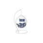 Hängender Gartenstuhl DKD Home Decor Marineblau Weiß Aluminium Synthetischer Rattan 90 x 70 x 110 cm (107 x 107 x 198 cm) von...