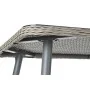 Set of 3 tables DKD Home Decor 166 x 92 x 72 cm Crystal synthetic rattan Steel 83 cm (166 x 92 x 72 cm) by DKD Home Decor, Di...