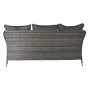 Garden sofa DKD Home Decor Crystal Grey Polyester synthetic rattan Steel Dark brown (175 x 73 x 81 cm) by DKD Home Decor, Arm...