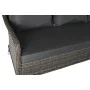 Garden sofa DKD Home Decor Crystal Grey Polyester synthetic rattan Steel Dark brown (175 x 73 x 81 cm) by DKD Home Decor, Arm...