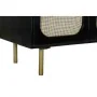 Anrichte DKD Home Decor Schwarz natürlich Gold Rattan Mango-Holz (150 x 40 x 78 cm) von DKD Home Decor, Buffets - Ref: S30331...