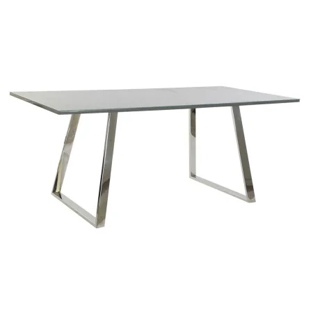 Table de Salle à Manger DKD Home Decor Verre Acier Gris foncé (180 x 90 x 76 cm) de DKD Home Decor, Tables - Réf : S3033197, ...