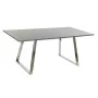 Table de Salle à Manger DKD Home Decor Verre Acier Gris foncé (180 x 90 x 76 cm) de DKD Home Decor, Tables - Réf : S3033197, ...