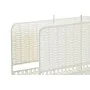 Magazine rack DKD Home Decor Natural Metal White wicker (36,5 x 15 x 41 cm) by DKD Home Decor, Magazine Files - Ref: S3033227...