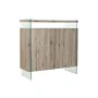 Buffet DKD Home Decor Naturel MDF Verre trempé (120 x 44 x 120 cm) de DKD Home Decor, Buffets, crédences et vaisseliers - Réf...