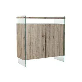 Buffet DKD Home Decor Naturel MDF Verre trempé (120 x 44 x 120 cm) de DKD Home Decor, Buffets, crédences et vaisseliers - Réf...