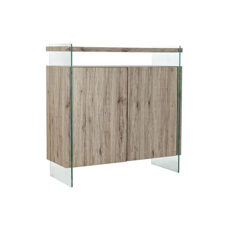 Buffet DKD Home Decor Naturel MDF Verre trempé (120 x 44 x 120 cm) de DKD Home Decor, Buffets, crédences et vaisseliers - Réf...