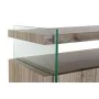 Buffet DKD Home Decor Naturel MDF Verre trempé (120 x 44 x 120 cm) de DKD Home Decor, Buffets, crédences et vaisseliers - Réf...