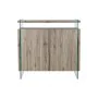 Aparador DKD Home Decor Natural MDF Cristal Templado (120 x 44 x 120 cm) de DKD Home Decor, Armarios y aparadores - Ref: S303...