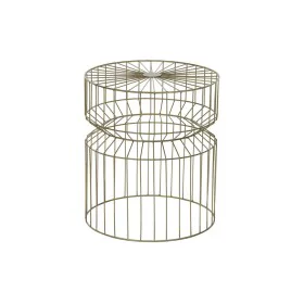 Mesa auxiliar DKD Home Decor Dorado Metal (40,5 x 40,5 x 46 cm) de DKD Home Decor, Mesas - Ref: S3033263, Precio: 67,63 €, De...