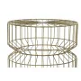 Mesa de apoio DKD Home Decor Dourado Metal (40,5 x 40,5 x 46 cm) de DKD Home Decor, Jogos de móveis - Ref: S3033263, Preço: 6...