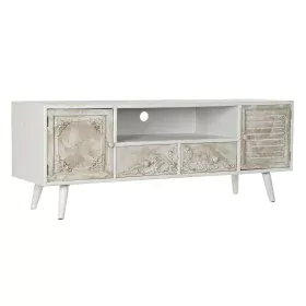 TV furniture DKD Home Decor 136 x 40,5 x 52 cm Fir Beige White MDF Wood by DKD Home Decor, TV tables and stands - Ref: S30332...