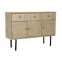 Credenza DKD Home Decor Abete Naturale Nero Metallo MDF (120 x 35 x 86 cm) di DKD Home Decor, Credenze e buffet - Rif: S30332...