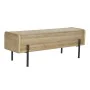 Bench DKD Home Decor Natural Wood Metal 120 x 40 x 43 cm by DKD Home Decor, Chairs - Ref: S3033297, Price: 216,77 €, Discount: %