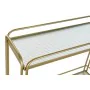 Mueble Camarera DKD Home Decor Dorado Metal Cristal 80 x 28 x 81 cm de DKD Home Decor, Carros de servicio - Ref: S3033310, Pr...