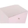 Table de Nuit DKD Home Decor 52 x 42 x 65 cm Métal Rose clair Bois de manguier de DKD Home Decor, Tables de chevet - Réf : S3...