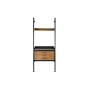 Scaffale DKD Home Decor Abete Naturale Nero Metallo 1 Mensole (67 x 40 x 155 cm) di DKD Home Decor, Unità di mensole - Rif: S...