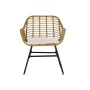 Divano da Giardino DKD Home Decor Marrone Metallo Poliestere rattan sintetico (124 x 74 x 84 cm) di DKD Home Decor, Divani - ...