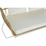 Sofá de Jardín DKD Home Decor Blanco Metal ratán sintético (132 x 58 x 80 cm) de DKD Home Decor, Sofás - Ref: S3033389, Preci...