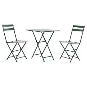 Tisch-Set mit 2 Stühlen DKD Home Decor Metall 87 cm 60 x 60 x 75 cm von DKD Home Decor, Esstische - Ref: S3033392, Preis: 119...