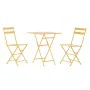 Conjunto de mesa com 2 cadeiras DKD Home Decor 87 cm 60 x 60 x 75 cm de DKD Home Decor, Conjuntos de mobiliário de jardim - R...