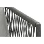 Canapé de jardin DKD Home Decor Noir Métal Aluminium Corde 30 x 40 cm 192 x 163 x 86 cm de DKD Home Decor, Canapés - Réf : S3...