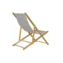 Sun-lounger DKD Home Decor Grey 77 cm 57,5 x 113 x 77 cm Natural (57,5 x 113 x 77 cm) by DKD Home Decor, Sunloungers - Ref: S...